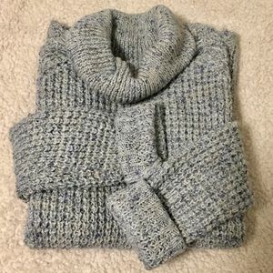 Free People oversized turtle neck chunky sweater